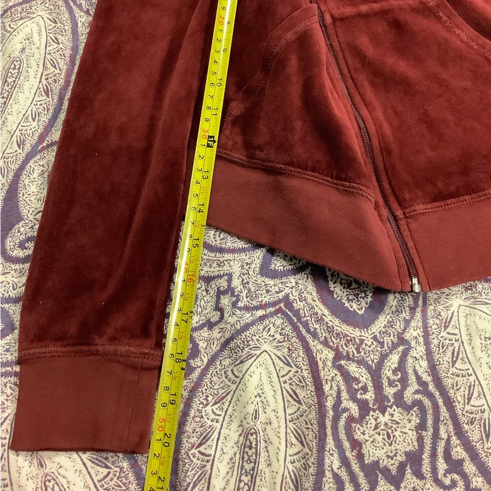 Juicy Couture Y2K Velour Pants 33 x 29 Zip Up Hoodie Tracksuit - Picture 6 of 15